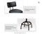 Adjustable Height Bar Stool, 360 Degree Swivel, Modern Guitar Stool with PU Leather Cushion, Heavy Duty Steel Frame for Bar, Shop, and Music, Garage, Black